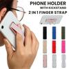 Practical iPhone iPad Tablet With Stand Phone Holder Finger Strap Cell Phone Grip Finger Grip