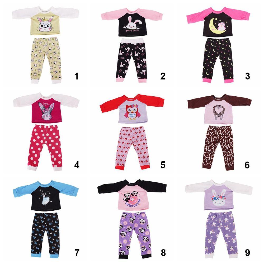 Toy Changing Dressing Game Playing House Dolls Pajamas Shirt Pants Mini Home Wear Doll Clothes