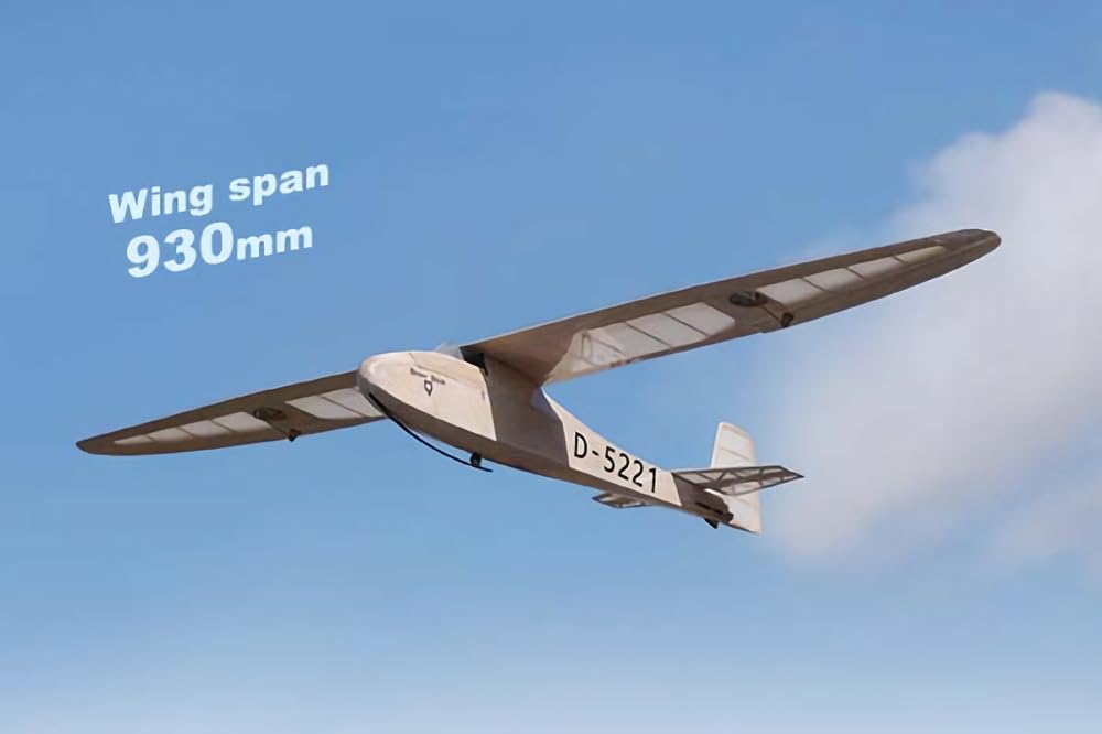 OK Mokei PILOT Grunau Baby Balsa Kit Glider Ladder Plane 12178 (0.93m)