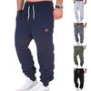 Fashion Men's Sport Color Bandage Casual Loose Sweatpants Drawstring Pant