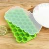 Honeycomb 37 Lattice Ice Cube Tray Ice Maker With Lid DIY Ice Mold