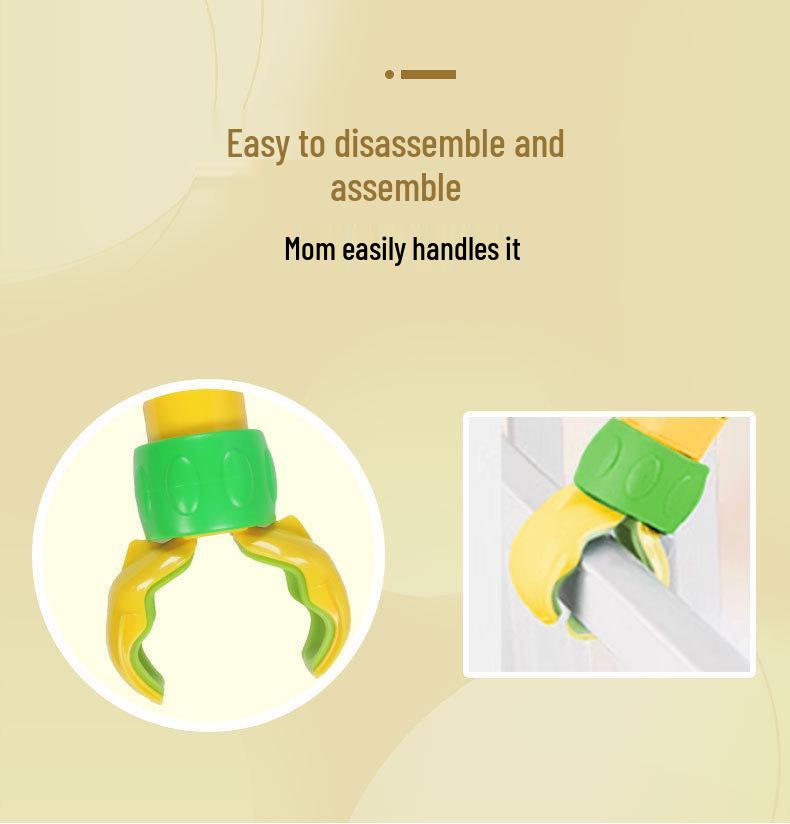 Musical Crib Mobile Toy with Clip & Rattle for Baby Stroller or Bed, 0-1 Year