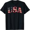 Usa Us Flag Patriotic 4Th Of July America Independence Unisex T-Shirt