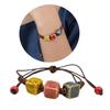 Elegant Ceramic Bead Bracelet Handmade Craft Supplies Stylish Wristband Handwoven Adjustable Unisex Jewelry Accessory