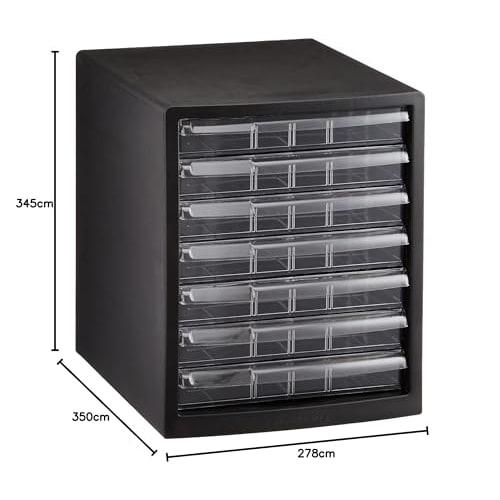 Nakabayashi A4 Letter Case 7 Tiers of Document Storage (shallow 7 Tiers) A4E-S7B