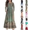 Girls' Maxi Dress Casual Holiday Dresses - Long Sleeve Dress With Pockets For 4-14Y