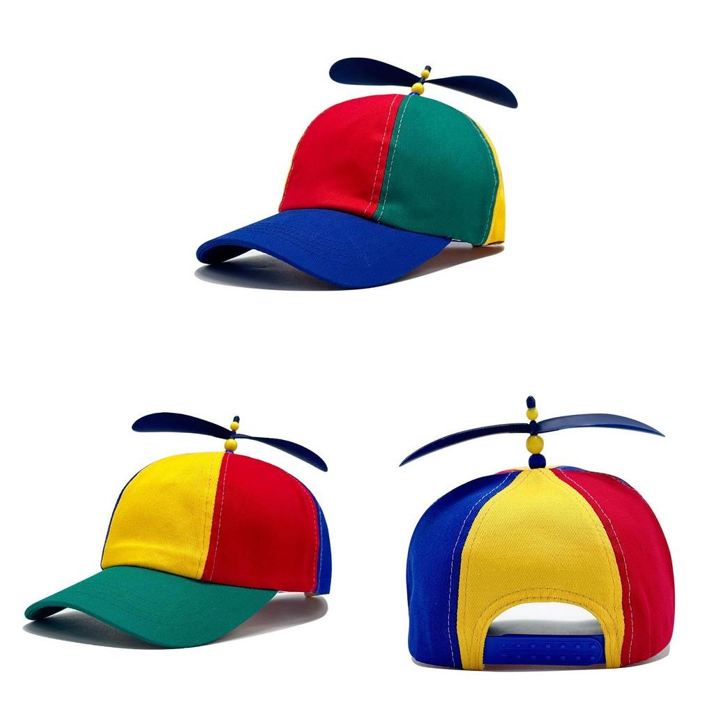 Block Propeller Color Baseball Cap Sun Protection Breathable Duckbill Gift Hat