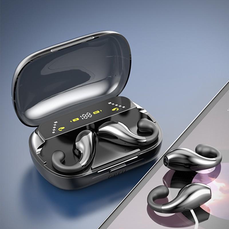 OWS Bluetooth 5,3 Спортивная гарнитура с зажимом для наушников Безболезненное ношение наушников Стереозвук Музыка Беспроводные наушники