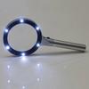 Handheld 12 Led Magnifier 10x Optical Glasses Illuminated Magnifier With Led Light Reading Magnifying Glass Lupa Jewelry Loupe