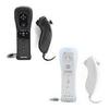 Controller Pack - Wii - 2 Controllers + Nunchuk Integrated Motion Plus - Silicone Case - Wireless