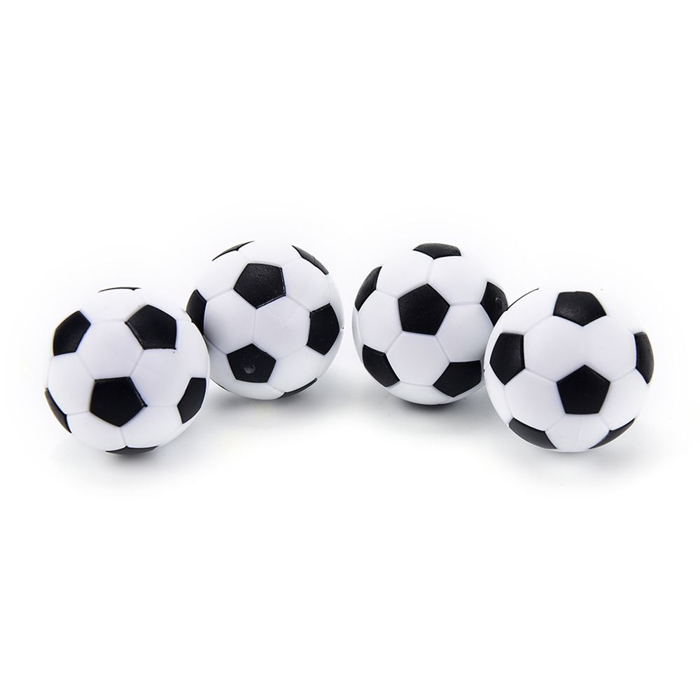 Black&White Durable Adult Mini Student Table Soccer Replacement Balls Football Tabletop Game