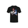 Cartoon Basketball Print T-Shirt Men Tops Black CV4870-010