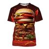Летняя мода The Hamburg Picture Футболки для мужчин Повседневные футболки с 3D-принтом Хип-хоп Личность Круглый вырез Короткие рукава Топы