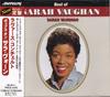 CD SARAH VAUGHAN - Best Of Sarah Vaughan PHCA4103 Mercury 1996 Japan Jazz Used