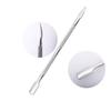 4Pcs/lot Double Sided Finger Cuticle Pusher Dead Skin Nail Art Remover Cuticles Stainless Steel Pedicure Manicure Cleaner Tools