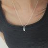 Modernlike Silver 925 Plum Drop Necklace