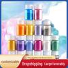 10g Pearl Powder Glitter & Crystal Glue Mold with Mermaid Pigment Mica for DIY.