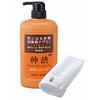Azuma Shoji [Includes Imabari Towel At the Same Price] Persimmon Shibu Body Soap 850ml/Contains Persimmon Tannin and Tea Catechins Cares for Body Odor