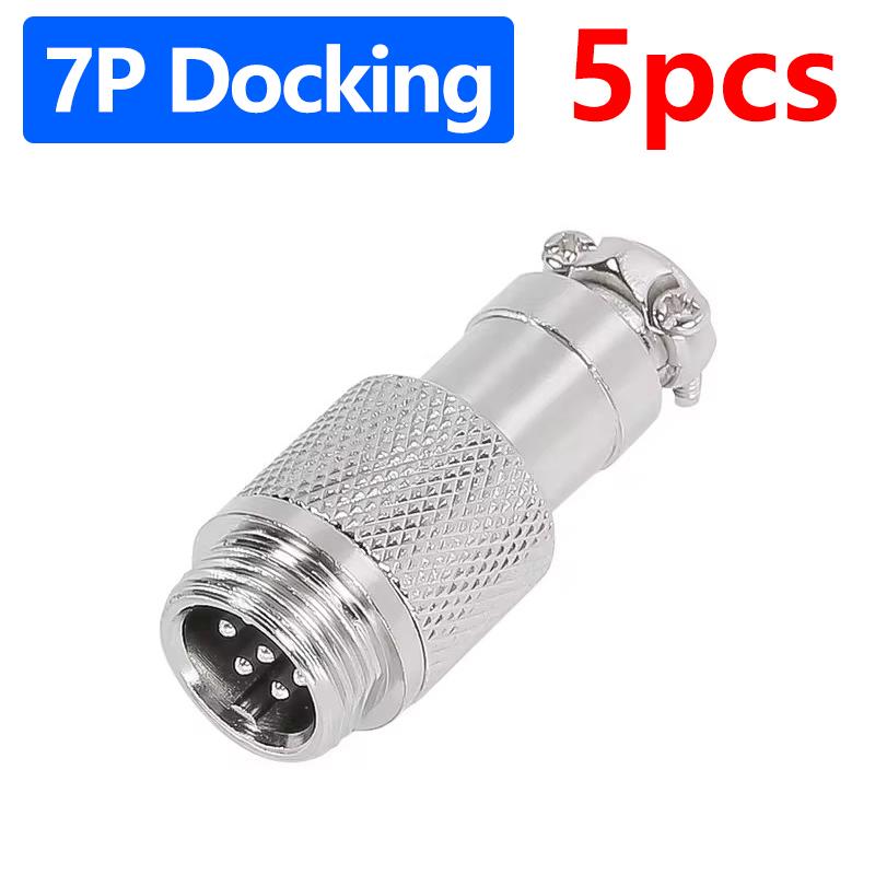 GX12 Connector 2Pin 3Pin 4Pin 5Pin 6Pin 7Pin Male & Female 12mm Panel Aviation Plug Circular Connector Socket