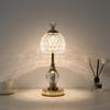 New Metal Crystal Acrylic Desk Lamp, Bedroom Charging Touch Light, Nordic Retro Atmosphere Decoration, Small Night Light