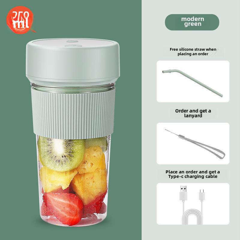 Portable Rechargeable Mini Juicer Cup - Household Multi-Function Wireless Blender