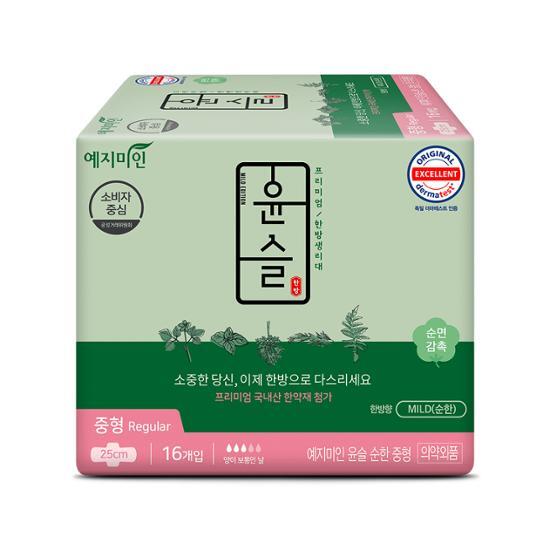 Yejimiin Yunseul Oriental Medicine Sanitary Pads 6 Types, Choose 1 (liner/small/medium/large)