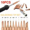 900M-T Soldering Tip Copper Electric Iron Head Soldering Tool Welding Tip