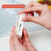 Dental Floss Picks Dispenser Automatic Sliding Button Flosser Storage Box Container Case Portable Travel Pocket Size Floss Pick Holder