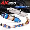 KYMCO AK550 Scorpion Carbon Fiber Exhaust Pipe for Modified Scooter