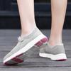 Autumn New Trendy and Fashionable Mother Casual Shoes Large Size Breathable Lightweight Solid Color Mesh Shoes for Women