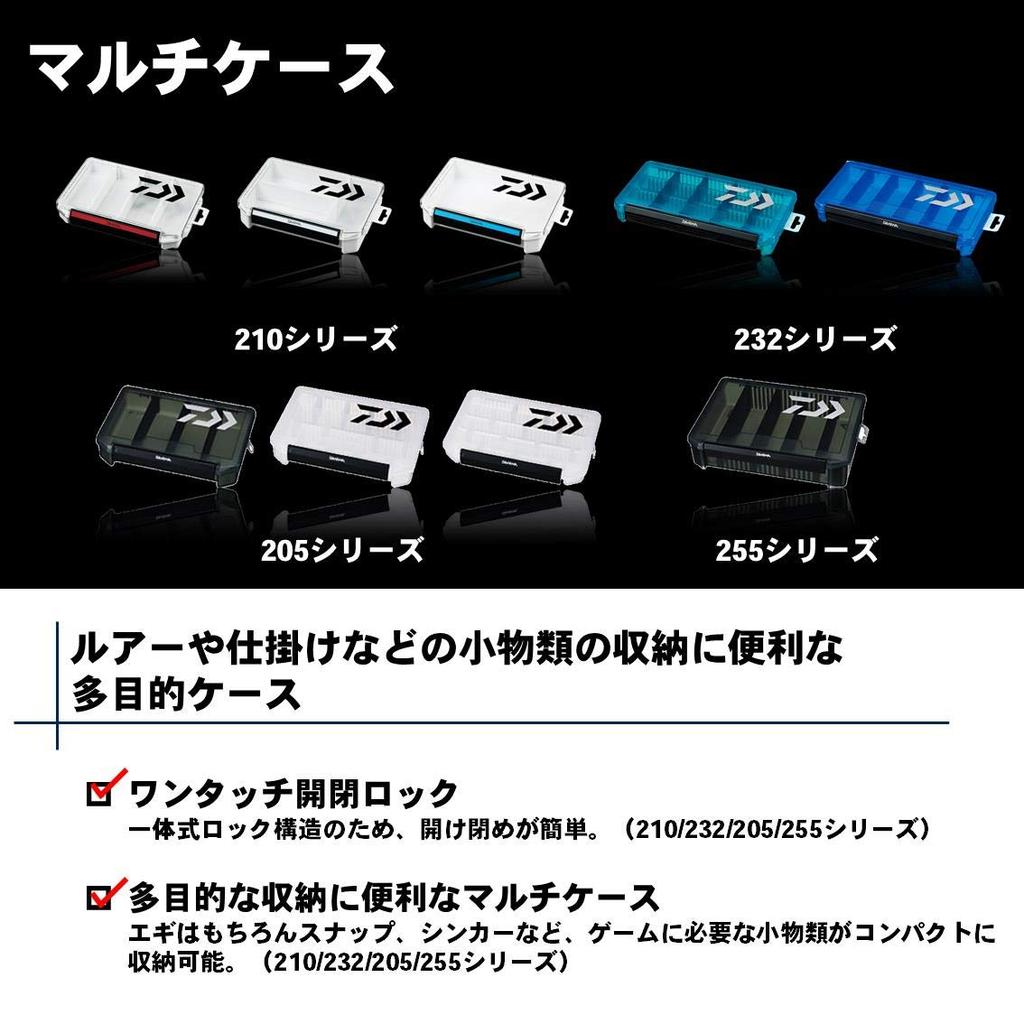 Daiwa Lure Case 205MD Smoke 942980 (Multi-Case)