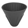 Silicone Coffee Dripper with Silicone Coffee Easy for Camping Easy-to-Clean Filter, Operation, BPA-Free, Travel, Office, (Black)