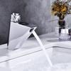 Bathroom LED Digital Display Basin Faucet Tap Water Power Basin Mixer Taps Brass Chrome Temperate Display Faucets Smart Mixer