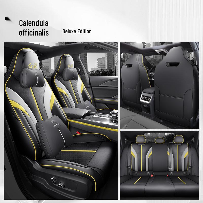 Hongqi H6 Leather Car Seat Cover – Full Surround, Universal Fit for All Seasons, 5-Seat Cars