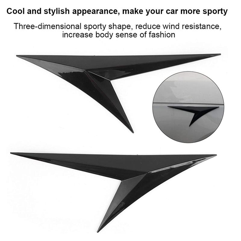 For VW Accessories Goft 4 5 6 7 Gti Car Side Body Fender Door Decor Cover Blade Flank Wing Emblem Badge Auto Tuning
