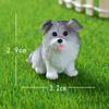 Cute Miniature Dog Figurines Corgi Mini Crafts Realistic Animals Dogs For Micro Landscape Fairy Garden Doll House Accessories