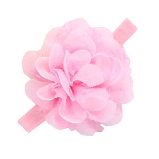 Милая детская повязка на голову с цветком для маленьких девочек, эластичная повязка для волос, головной убор