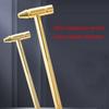 6 In 1 Copper Hammer Small Round Hammer Multifunctional Mini Hammer Screwdriver with Bottle Opener Golden Durable