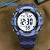 10-year Battery Big Size Diver Military Watch Waterproof Electronic Wristwatch + Genuine Case and Korean Manual, Blue