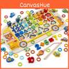 Wooden Math Puzzle For Kids With Bus Themed Design For Cognitive Skills And Play