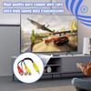 3.5MM To Jack 3 RCA Cable Video Component AV Adapter Cable For TCL TV Laptop DVD Red White And Yellow Female