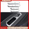 4Pcs ABS Chrome Car Window Lifter Button Panel Cover Decoration Sticker Trim for Peugeot 3008 2013 2014 2015 2016