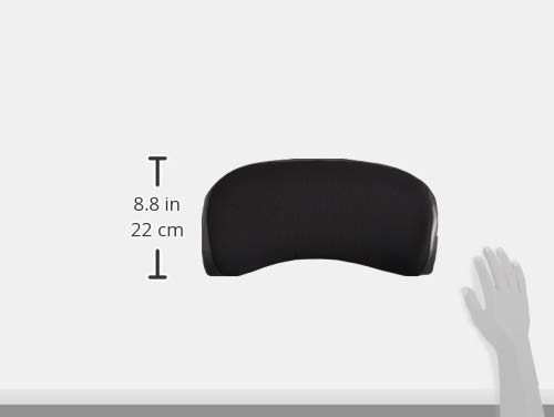 BONFORM Seat Cushion, Fit Cushion for Light and Standard Cars, Lumbar and Back Support, Back Support Type, 19x38x15.5cm, Black, 5334-76BK