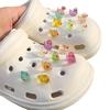 1Set Luminous 3D Duck Shoe Charms Set Cute Christmas Ducks Advanced Shoe Decorations DIY Detachable Buckle Shoes Accessories
