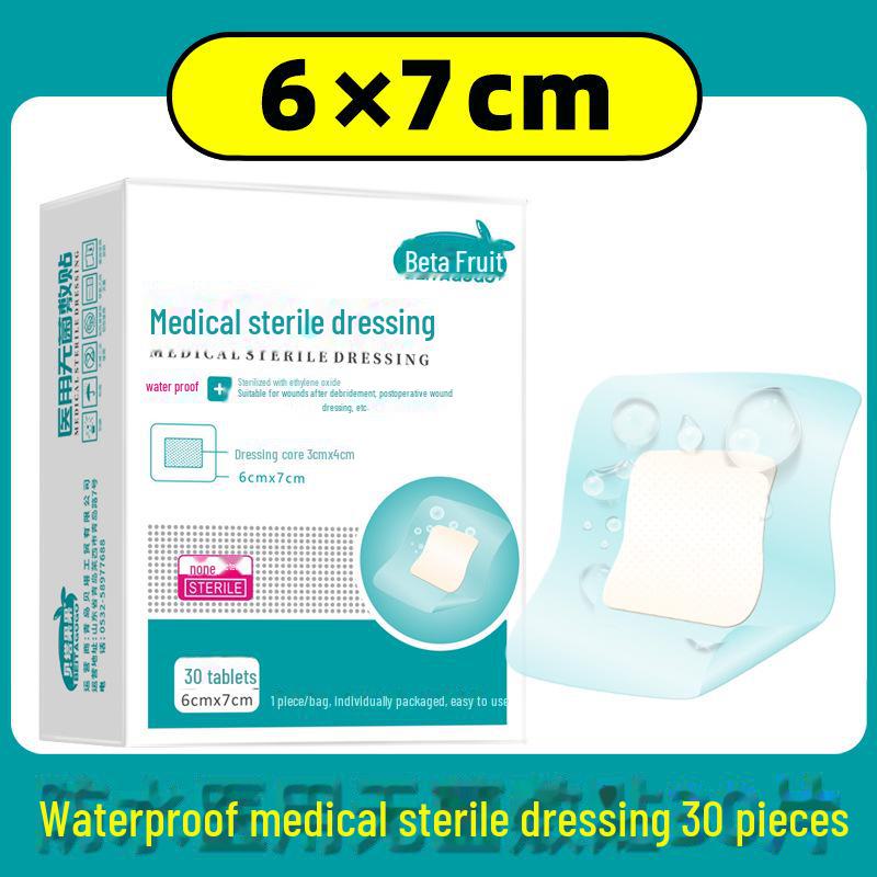 Large Waterproof Sterile Breathable Navel Patch - Worry-Free Band-Aid for Bathing & Swimming