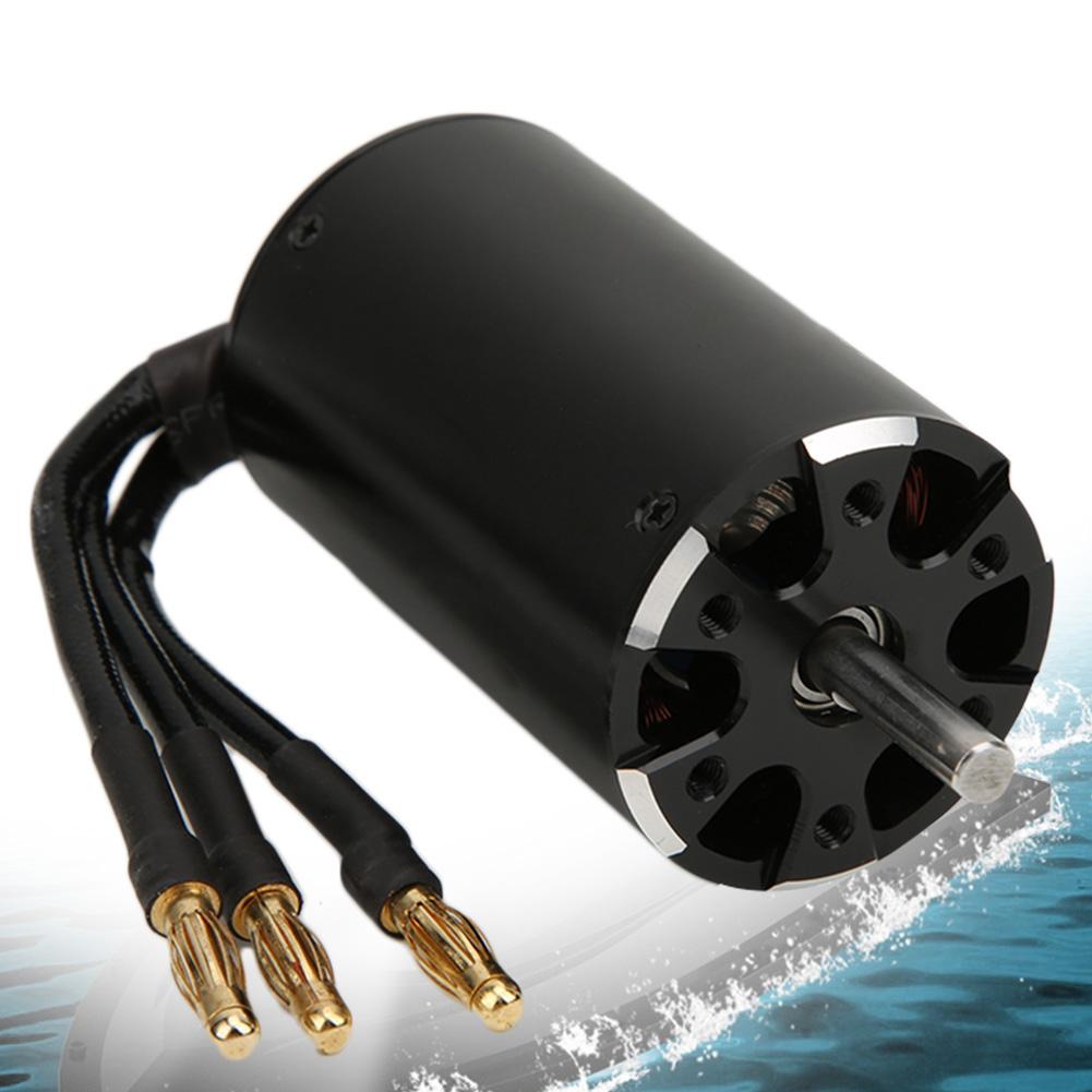 For SURPASS HOBBY 4pole Brushless Motor Black for 5.0mm 3660 3500 KV RC Boat Part