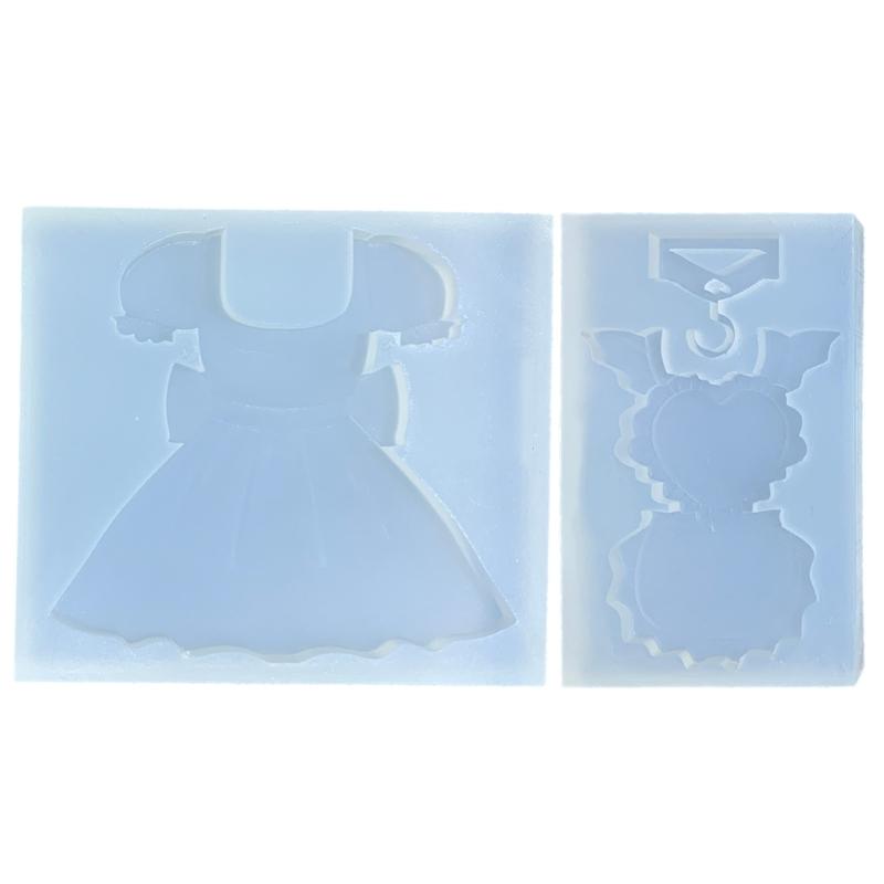 Easy To Clean Ornament Silicone Mold Unique Maid Accessory Crafting Silicone Mold Stylish Party Decors Making Moulds