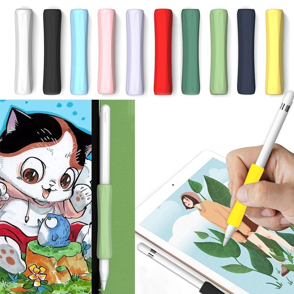 Non-Slip Diamond Hock-proof Protective Sleeve Touch Screen Pen Grip Case Stylus Pen Cover Silicone