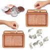 Handmade Piggy Bank Reusable Coin Tray Storage Case Home Use Money Box  Children