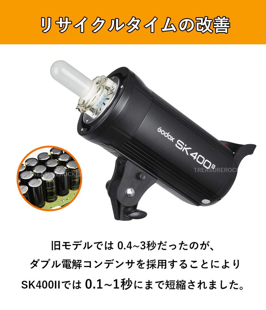 Godox SK400II Studio Strobe Flash Japanese Japanese Instruction Manual Wireless X Includes [Official Distributor, Included, 2.4G System, GN65,